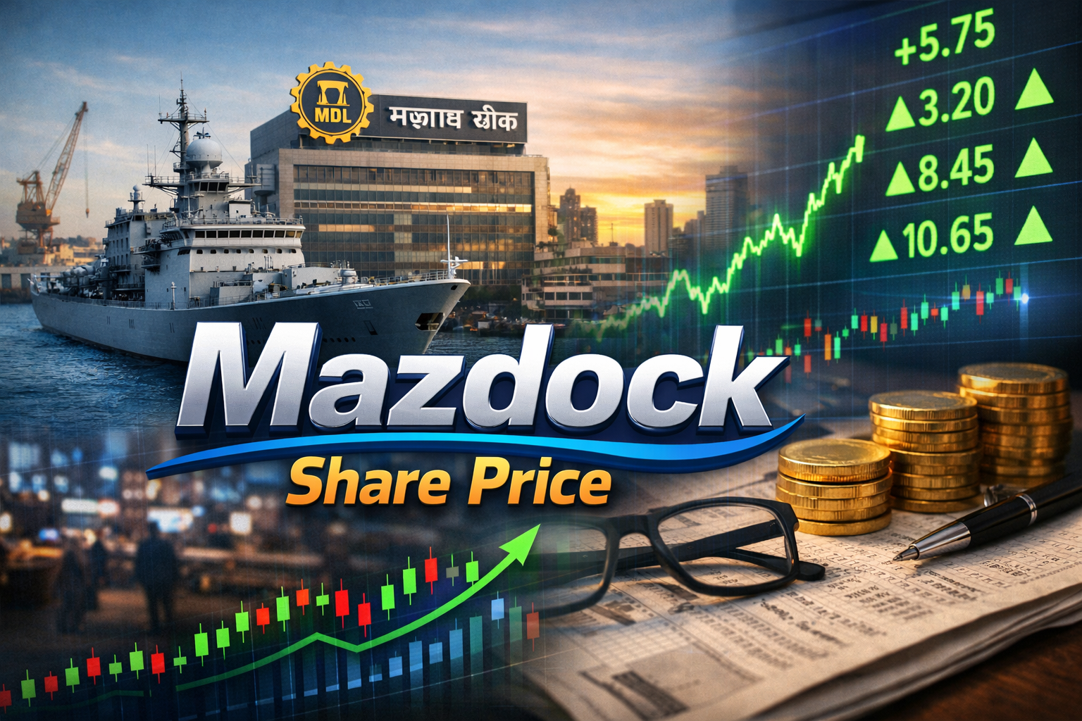 mazdock share price