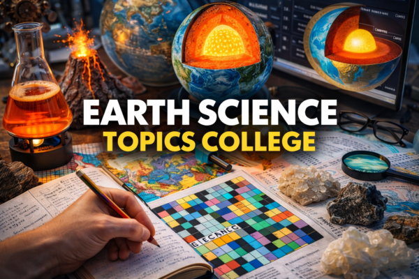 earth science topics college