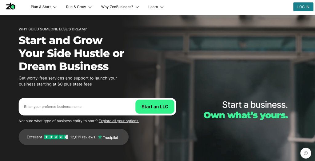 zenbusiness login