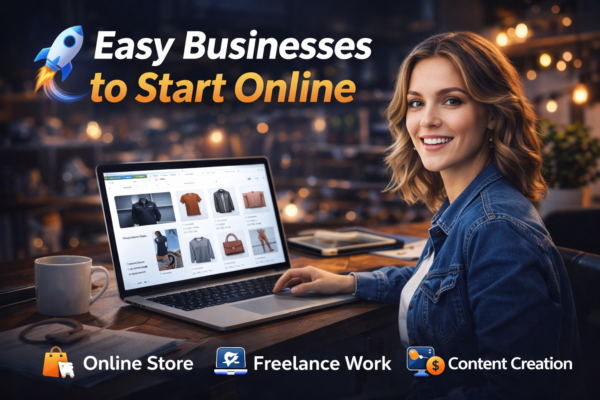 easy businesses to start online