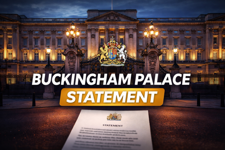 buckingham palace statement