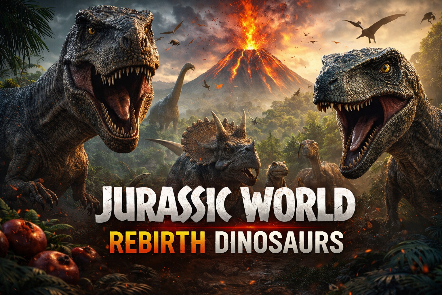 jurassic world rebirth dinosaurs