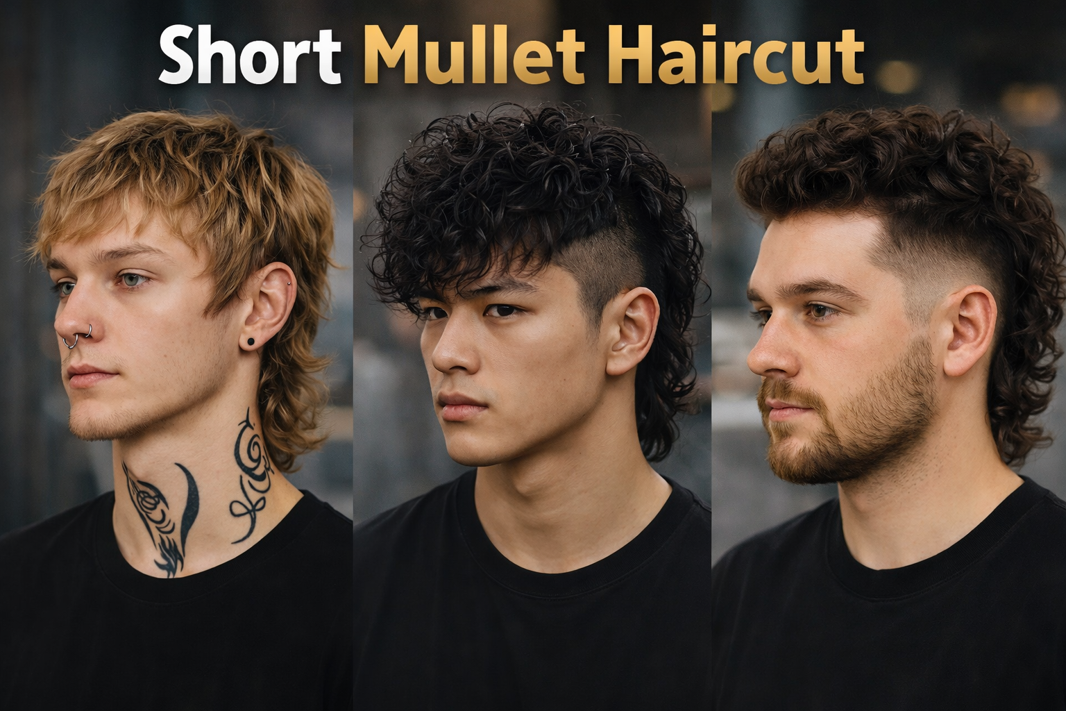 short mullet haircut