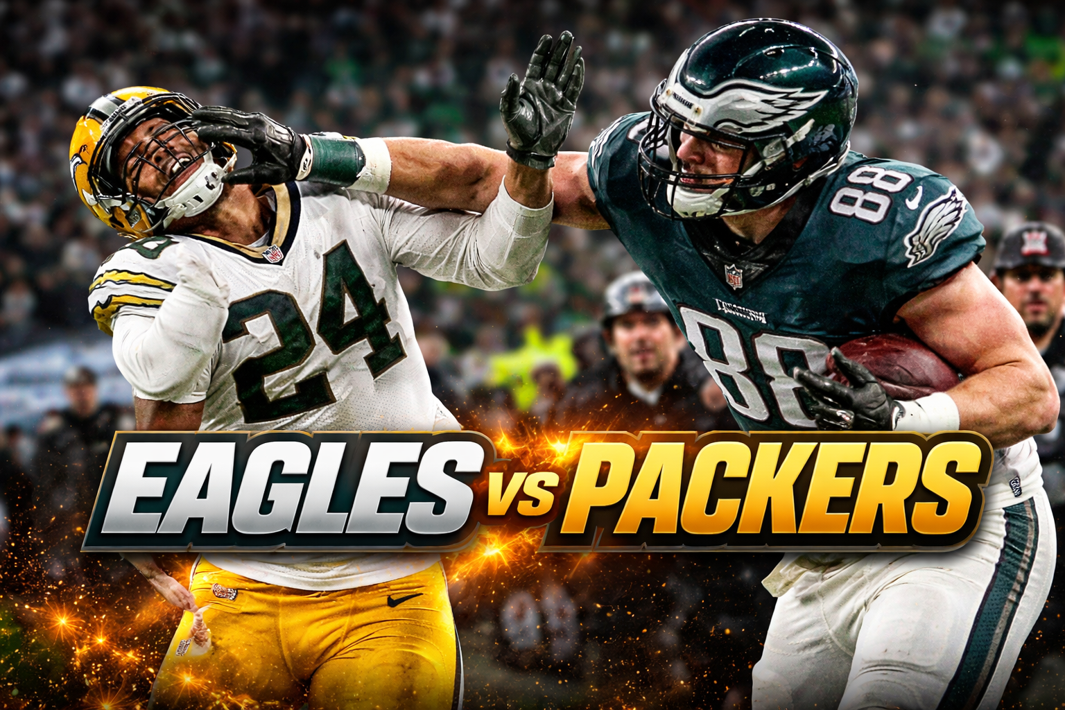 eagles vs packers