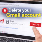 how to delete a gmail account