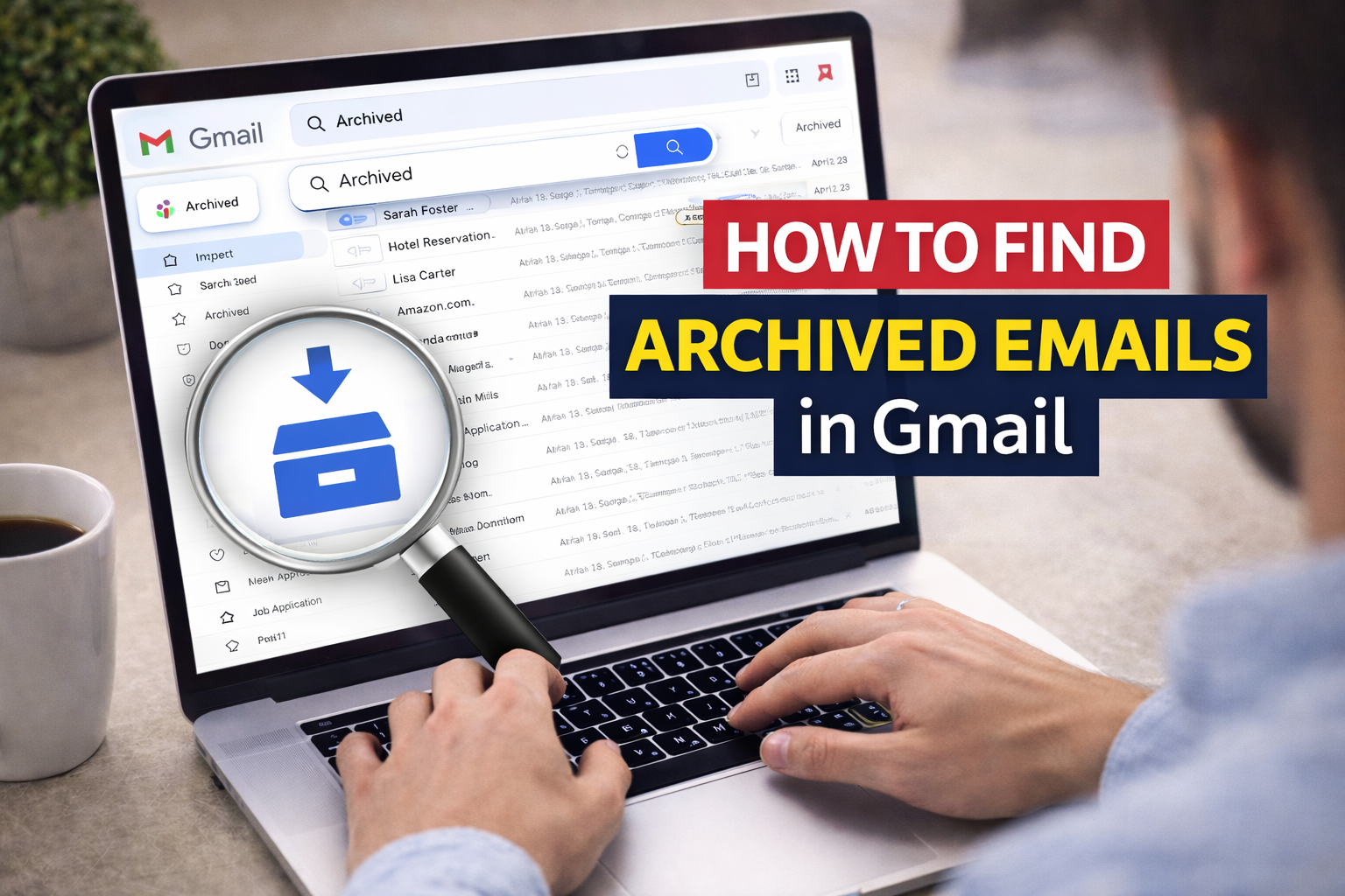 how to find archived emails in gmail